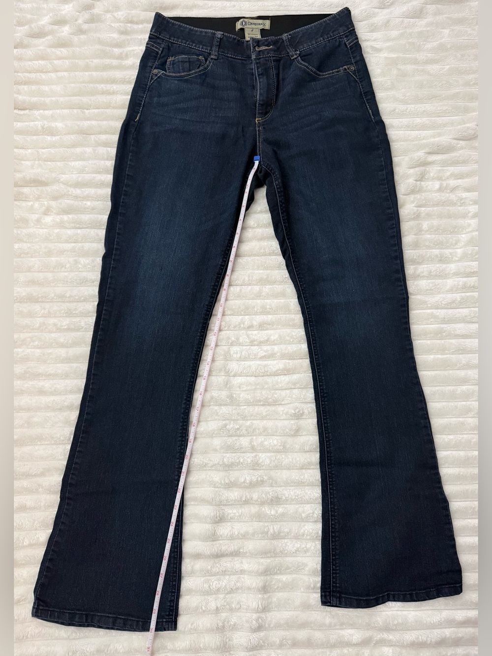 “NWOT” Democracy Dark Indigo Flare Jeans - Picture 5 of 8